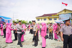 Puluhan Personel Polres OKI Naik Pangkat, Kapolres OKI Tekankan Tanggung Jawab dan Profesionalisme