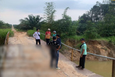 Jembatan Utama di Desa Kali Deras Mesuji Rusak, TRC BPBD OKI Lakukan Penanganan Sementara