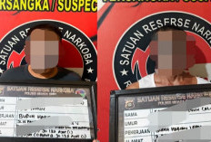 2 Pria Paruh Baya di Muara Enim Ditangkap Bersama Banyak Barang Bukti Sabu