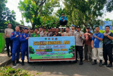 Polda Sumsel Gelar Belida Asri Serentak, Bersihkan Masjid hingga Jalan Umum Bersama Masyarakat