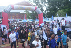 MERIAH, Ribuan Warga Serbu JSC Buru Mobil dan Umroh Gratis, Jalan Sehat HUT Palembang 1343 