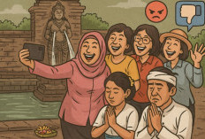 Viral Berswafoto di Candi Saat Umat Hindu Sedang Sembahyang, Warganet Soroti Etika dan Toleransi