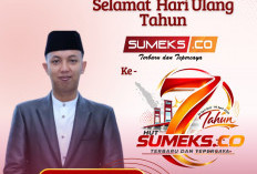 Camat Gandus Mengucapkan Selamat Ulang Tahun Ke-7 SUMEKS.CO Tahun 2026