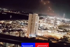 BALAS DENDAM, Rudal Iran Hantam Wilayah Pendudukan, Israel Dilaporkan Porak-Poranda 