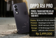 OPPO A5i Pro, Ponsel Tahan Banting Bersertifikasi Militer dengan Layar Super Terang 1000 Nits