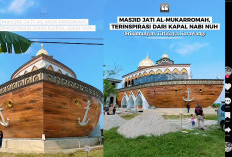 Indahnya Masjid Jati Al Mukarromah Karawang, Terinspirasi Bahtera Nabi Nuh 