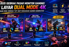 ASUS Gebrak Pasar Monitor Gaming: Tiga Layar Dual Mode 4K dari ROG hingga TUF Siap Manjakan Gamers