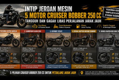 Intip Jeroan Mesin 5 Motor Cruiser Bergaya Bobber 250 cc Tangguh dan Gagah Libas Perjalanan Jarak Jauh