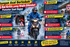 Jangan Asal Berteduh! 5 Hal Kritis yang Wajib Dihindari Pemotor Saat Hujan