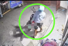 Masuk Pagar Rumah Warga, Pelaku Curanmor di Palembang Terekam Kamera CCTV Angkut Motor Korban 