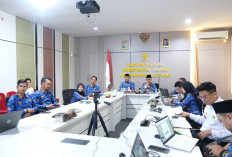 Pemeriksaan Substantif IG Teh Tayu Jebus di Dampingi Kanwil Kemenkumham Babel Secara Daring