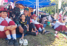 Senyum dan Asa Siswa SD Negeri 1 Tengaran Bersama TNI  pada Pembukaan TMMD Reguler Ke-129 Tahun 2026