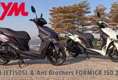 Tantang Aerox dan Vario, SYM Jet150SL Tampil Sporty dengan Mesin Liquid Cooled Fitur Premium