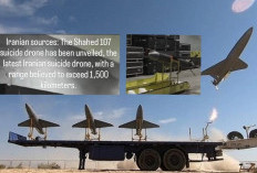 Iran Pamerkan Drone Bunuh Diri Terbaru Shahed-107, Tembus Pertahanan Israel, Segini Daya Jangkauannya