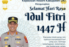 Kepolisian Resort OKI: Mengucapkan Selamat Idulfitri 1447 H