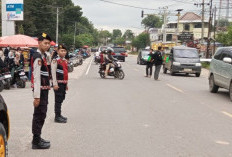 Antisipasi Gangguan Kamtibmas, Polres Ogan Ilir Lakukan Pengamanan di 4 Lokasi Pasar Bedug