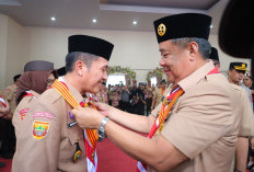 Ratu Dewa Terima Penghargaan Lencana Melati, Dorong Pengembangan Gerakan Pramuka