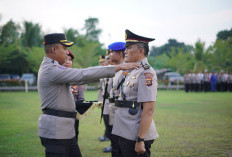 Wakapolres OKI dan Kasat Dimutasi, Begini Pesan  Kapolres