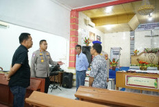 Perkuat Toleransi Lewat Program Belida, Polres OKI Bersihkan Gereja GPJKO di Kayuagung