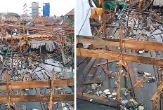 Ini Penampakan Terakhir Panggung Roboh Hajatan di H Umar, Tamu Sedang Enak Tinggi Malah Jatuh    