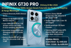 Infinix GT30 Pro, Smartphone Gaming 144Hz Desain Futuristik dan Performa Flagship