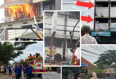 2 TKP Kebakaran di Plaju Pagi Ini, Hanya Berjarak 800 Meter, 1 Ruko Bimbel ABC dan Rumah Warga  