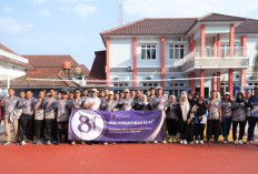 Hari Pengayoman ke-81 Pecah! Pegawai Kemenkum Babel Adu Kompak di Lapangan Voli
