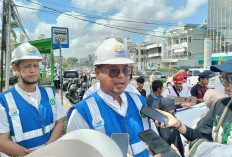 Aksi Sosial Perumda Tirta Musi Palembang Pada Pengguna Jalan Terdampak Perbaikan Pipa, Kembali Normal 