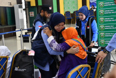 Kloter 12 Tiba di Asrama Haji Embarkasi Palembang, Besok Diterbangkan Menuju Jeddah Langsung Kenakan Ihram