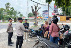 Sambang di Celikah Kayuagung, Polisi Ingatkan Pemudik Laporkan Gangguan Via 110