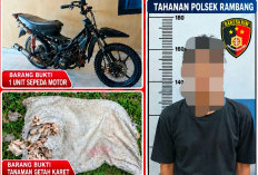 Curi 40 Kg Getah Karet, Residivis Dibekuk Polisi