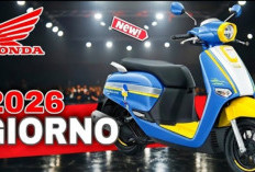 Skutik Retro Naik Level! Honda Giorno+ 2026 Tampil Lebih Canggih dan Super Irit BBM