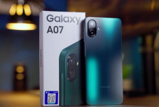 Samsung Galaxy A07 Disupport Tampilan Layar Luas dengan Desain Minimalis 