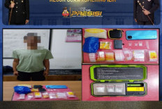 Tujuh Bundel Klip Kosong Perkuat Status Pengedar, Tersangka Sabu di Kutaraya Kayuagung Tak Berkutik