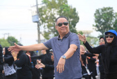 Ikut Senam Bersama Warga Lubuklinggau, Wagub Cik Ujang Ungkap Pemprov Sumsel Ingin Serap Aspirasi Masyarakat
