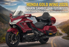 Honda Gold Wing 2026 Makin Gambot dan Futuristis, Raja Touring Hadir dengan Teknologi Kelas Atas