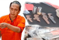 Sederet Barang Bukti Bahan Baku Buat Senjata Api di Palembang Tapi Ferdi Masih Kekeuh Membantah 