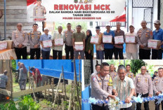 Hari Bhayangkara ke-80, Polda Sumsel Bedah Rumah dan Bangun MCK untuk Warga di Tiga Kabupaten: OKU, OKI, Mura