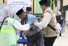 Jemaah Kloter 2 Embarkasi Palembang Sudah Tiba di Asrama Haji Sumsel, Panitia Terapkan Aturan Ketat