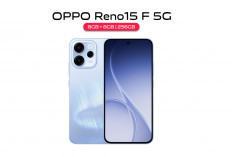 OPPO Reno15 F 5G: Desain Premium, Kamera 50 MP OIS dan Selfie Ultrawide,  Unggulkan Fotografi