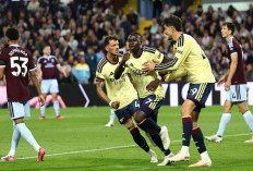 Liga Inggris - Arsenal Curi Poin di Kandang Aston Villa, Menang 1-0