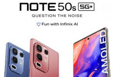 Infinix Note 50S 5G Hadirkan Terobosan Unik: Desain Tipis, Refresh Rate Tinggi Performa Super Kencang