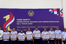 Lapas Tanjung Raja Ogan Ilir Terima Piagam Penghargaan Atas Komitmen Pemberantasan Narkoba