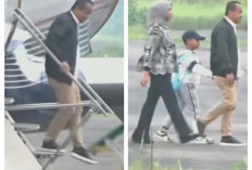 Mewahnya Bahlil Lahadalia Boyong Keluarga Gunakan Pesawat Jet Pribadi ke Solo, untuk Bertemu Jokowi