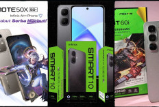 3 HP Infinix Unggulan dengan Harga Terjangaku namun Memiliki spesifikasi Canggih! Hot 60i, Smart 10 & Note 50X