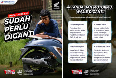 Jangan Tunggu Ban Selip atau Pecah, Ini 4 Tanda Ban Motor Sudah Wajib Diganti