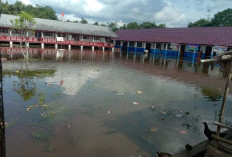 Sekolah di OKI Terdampak Banjir Diperbolehkan Belajar Daring