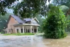 Pemukiman Warga di Desa Bumi Arjo Lempuing OKI Terendam Banjir