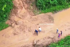  Curah Hujan Tinggi, Jalan Lintas Pagaralam-Lahat Tanjung Sakti Pumi Tertimbun Longsor