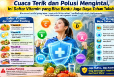 Cuaca Terik dan Polusi Mengintai, Ini Daftar Vitamin yang Bisa Bantu Jaga Daya Tahan Tubuh